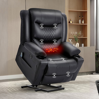 Louis Denny First-Layer Cowhide Living Room Home Theater Electric Functional Leather Sofa